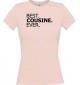 Lady T-Shirt , BEST COUSINE EVER, rosa, L