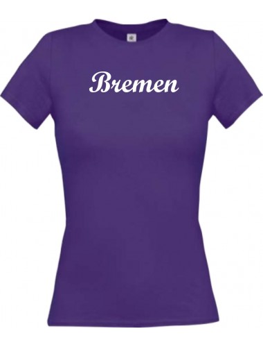 Lady T-Shirt Deine Stadt Bremen City Shirts Sport, kult, XS-XL