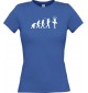 Lady T-Shirt  Evolution Ballerina, Ballett, Balletttänzer/in, royal, L
