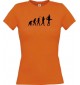 Lady T-Shirt  Evolution Ballerina, Ballett, Balletttänzer/in, Club, orange, L