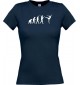 Lady T-Shirt  Evolution Ballerina, Ballett, Balletttänzer/in, Sport, navy, L