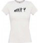Lady T-Shirt  Evolution Ballerina, Ballett, Balletttänzer/in, Sport, weiss, L