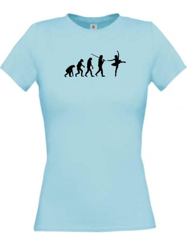 Lady T-Shirt  Evolution Ballerina, Ballett, Balletttänzer/in, Verein