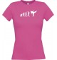 Lady T-Shirt  Evolution Karate, Judo, Selbstverteidigung, Sport, pink, L