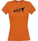 Lady T-Shirt  Evolution Karate, Judo, Selbstverteidigung, Verein, orange, L