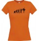Lady T-Shirt  Evolution Sexy Girl Tabledance Lady Nachtclub, Tanzen, orange, L