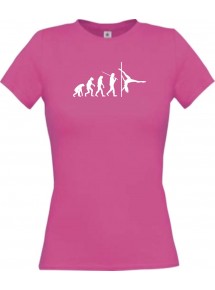 Lady T-Shirt  Evolution Sexy Girl Tabledance Lady Nachtclub, Hobby, pink, L