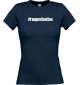 Lady T-Shirt augentinnitus hashtag, navy, L
