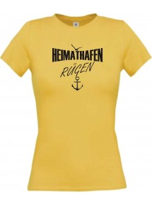 Lady T-Shirt Heimathafen Rügen, kult