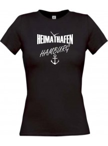 Lady T-Shirt Heimathafen Hamburg, kult