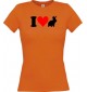 Lady T-Shirt lustige Tiere I love Tiere Hasen, kult