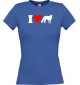 Lady T-Shirt lustige Tiere I love Tiere Füchse, kult