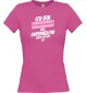 Lady T-Shirt Ich bin Patentante weil Superheldin keine Option ist, pink, L