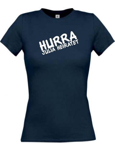 Lady T-Shirt JGA Hurra  heiratet