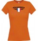 Lady T-Shirt Frankreich, Wappen, Land, Länder