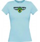 Lady T-Shirt Brasilien, Wappen, Land, Länder