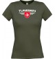 Lady T-Shirt Tunesien, Wappen mit Wunschnamen und Wunschnummer Land, Länder