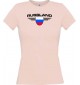 Lady T-Shirt Russland, Wappen mit Wunschnamen und Wunschnummer Land, Länder, rosa, L