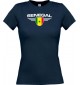 Lady T-Shirt Senegal, Wappen mit Wunschnamen und Wunschnummer Land, Länder, navy, L