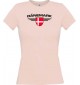 Lady T-Shirt Dänemark, Wappen mit Wunschnamen und Wunschnummer Land, Länder