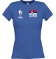 Lady T-Shirt Fussballshirt Serbien mit Ihrem Wunschnamen bedruckt,
