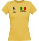 Lady T-Shirt Fussballshirt Senegal mit Ihrem Wunschnamen bedruckt,