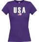 Lady T-Shirt Fußball Ländershirt USA