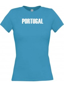 Lady T-Shirt Fußball Ländershirt Portugal