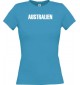 Lady T-Shirt Fußball Ländershirt Australien