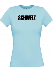 Lady T-Shirt Fußball Ländershirt Schweiz