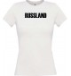 Lady T-Shirt Fußball Ländershirt Russland, weiss, L