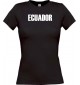Lady T-Shirt Fußball Ländershirt Ecuador