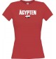 Lady T-Shirt Fußball Ländershirt Ägypten, rot, L