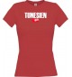 Lady T-Shirt Fußball Ländershirt Tunesien, rot, L
