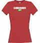 Lady T-Shirt Fußball Ländershirt Saudiarabien, rot, L