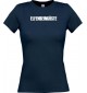 Lady T-Shirt Fußball Ländershirt Elfenbeinküste, navy, L