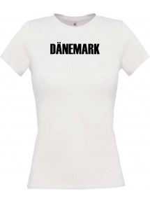Lady T-Shirt Fußball Ländershirt Dänemark