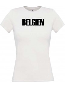 Lady T-Shirt Fußball Ländershirt Belgien