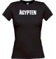 Lady T-Shirt Fußball Ländershirt Ägypten, schwarz, L