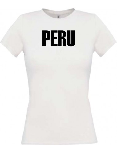 Lady T-Shirt Fußball Ländershirt Peru