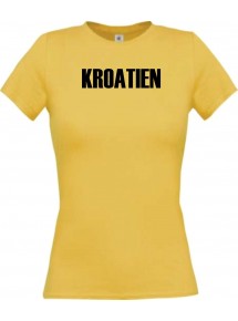 Lady T-Shirt Fußball Ländershirt Kroatien