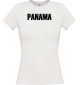 Lady T-Shirt Fußball Ländershirt Panama, weiss, L