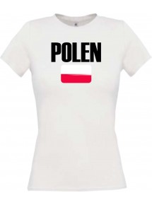 Lady T-Shirt Fußball Ländershirt Polen