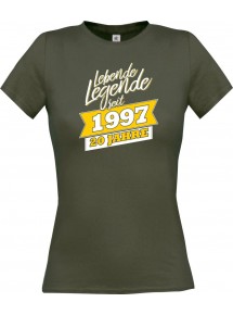Lady T-Shirt Lebende Legenden seit 1997 20 Jahre, grau, L