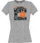 Lady T-Shirt Legenden werden im MÄRZ geboren, sportsgrey, L