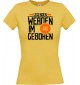 Lady T-Shirt Legenden werden im JULI geboren, gelb, L