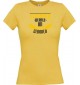 Lady T-Shirt Legenden werden im FEBRUAR geboren, gelb, L