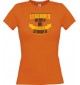 Lady T-Shirt Legenden werden im FEBRUAR geboren, orange, L