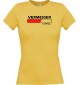 Lady T-Shirt Vermesser Loading gelb, L