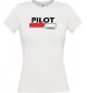 Lady T-Shirt Pilot Loading weiss, L